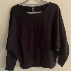 Alya Black Batwing Sweater